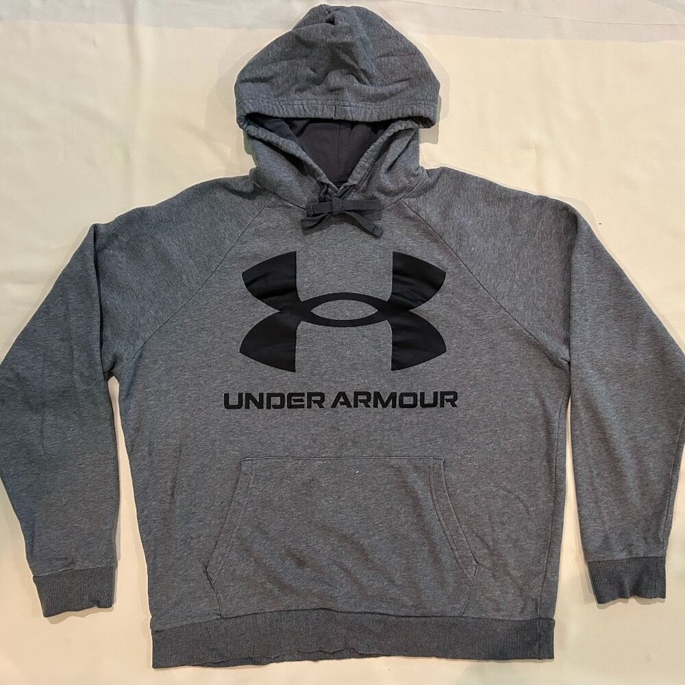 Under Armour Dark Gray/Black Hoodie Size Large